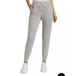 Splendid $88 Women's Heather Elastic Drawstring Jogger Sweatpants Gray Medium NW